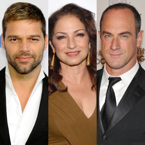 Christopher Meloni, Ricky Martin, Gloria Estefan Christopher Meloni, Ricky Martin, Gloria Estefan